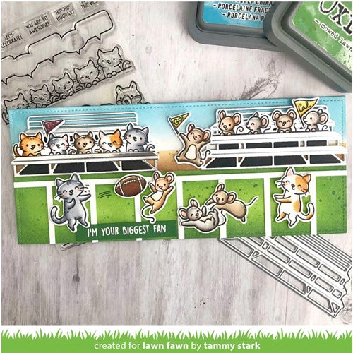 Simon Says Stamp! Lawn Fawn STADIUM SEATING Die Cuts lf2882