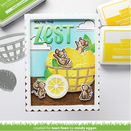 Simon Says Stamp! Lawn Fawn ZESTY LEMON Die Cuts lf2879 | color-code:ALT2