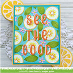 Simon Says Stamp! Lawn Fawn ZESTY LEMON Die Cuts lf2879
