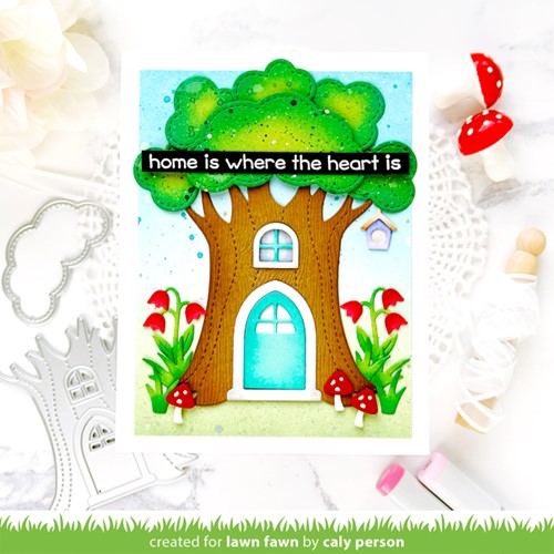 Simon Says Stamp! Lawn Fawn TREE HOUSE Die Cuts lf2876