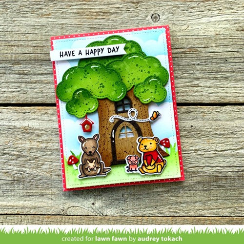 Simon Says Stamp! Lawn Fawn TREE HOUSE Die Cuts lf2876