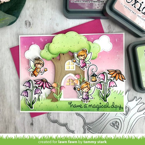 Simon Says Stamp! Lawn Fawn TREE HOUSE Die Cuts lf2876