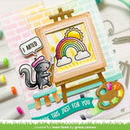 Simon Says Stamp! Lawn Fawn CANVAS AND EASEL Die Cuts lf2874