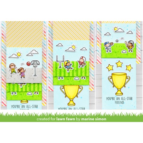 Simon Says Stamp! Lawn Fawn ALL-STAR Clear Stamps lf2867