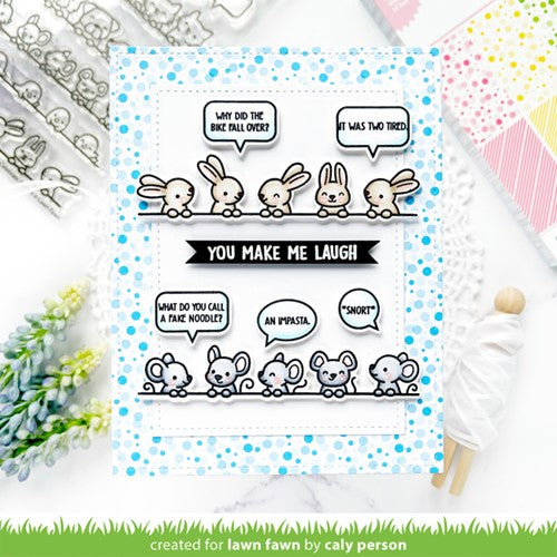 Simon Says Stamp! Lawn Fawn SET DAD JOKES Clear Stamps and Dies m2lfdj | color-code:ALT2