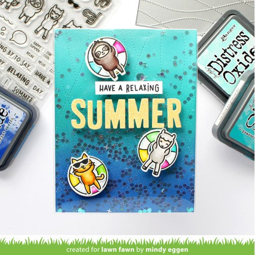 Simon Says Stamp! Lawn Fawn SET POOL PARTY Clear Stamps and Dies m2lfpp | color-code:ALT4