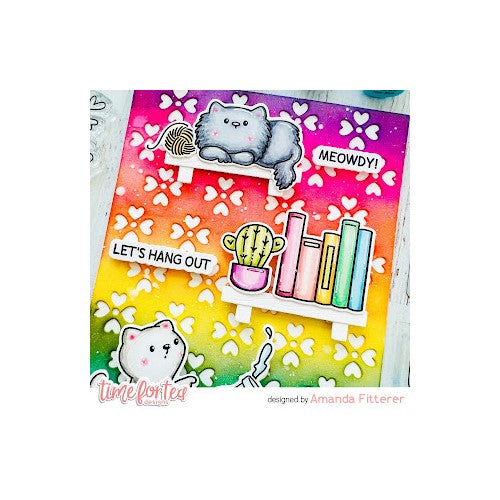 Simon Says Stamp! Time For Tea Designs THE PURRFECT DAY Clear Stamps