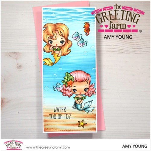 Simon Says Stamp! The Greeting Farm CHEEKY MERMAIDS Clear Stamps tgf626 | color-code:ALT1