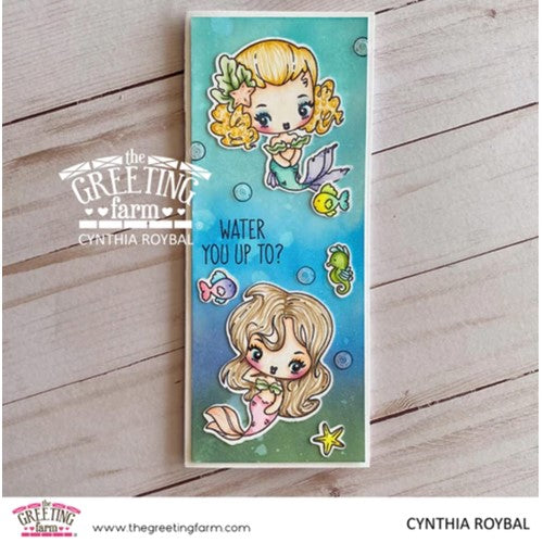 Simon Says Stamp! The Greeting Farm CHEEKY MERMAIDS Clear Stamps tgf626 | color-code:ALT2