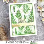 Simon Says Stamp! Picket Fence Studios GRUNGE FOLIAGE Clear Stamp bb186*