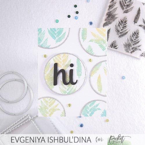 Simon Says Stamp! Picket Fence Studios GRUNGE FOLIAGE Clear Stamp bb186*