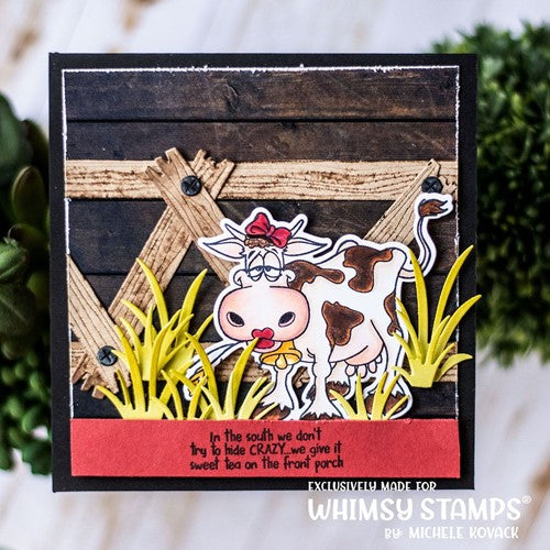 Simon Says Stamp! Whimsy Stamps SOUTHERN HEIFER Outline Dies WSD399a