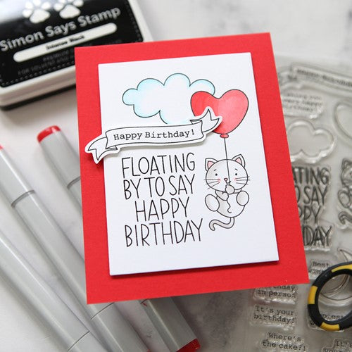 Simon Says Stamp! Simon Says Clear Stamps HAPPIEST WISHES sss202393c | color-code:ALT1