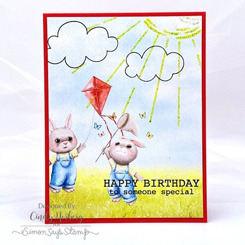 Simon Says Stamp! Simon Says Clear Stamps HAPPIEST WISHES sss202393c