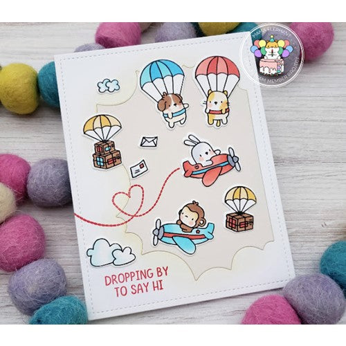 Simon Says Stamp! Mama Elephant Clear Stamps LITTLE AGENDA AIRPLANES