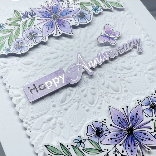 Simon Says Stamp! Julie Hickey Designs ASSORTED SENTIMENTS Die Cut Foilables JHD-DCF-1003