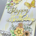 Simon Says Stamp! Julie Hickey Designs ASSORTED SENTIMENTS Die Cut Foilables JHD-DCF-1003