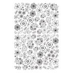 Simon Says Stamp! Julie Hickey Designs FLORAL FANCIES Die Cut Foilables