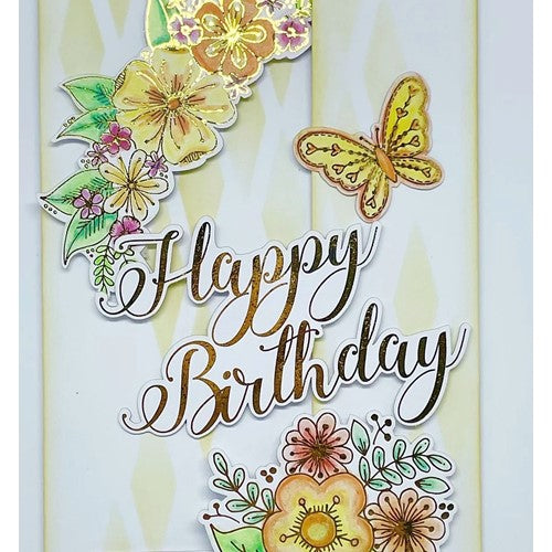 Simon Says Stamp! Julie Hickey Designs BUTTERFLIES AND BLOOMS Die Cut Foilables
