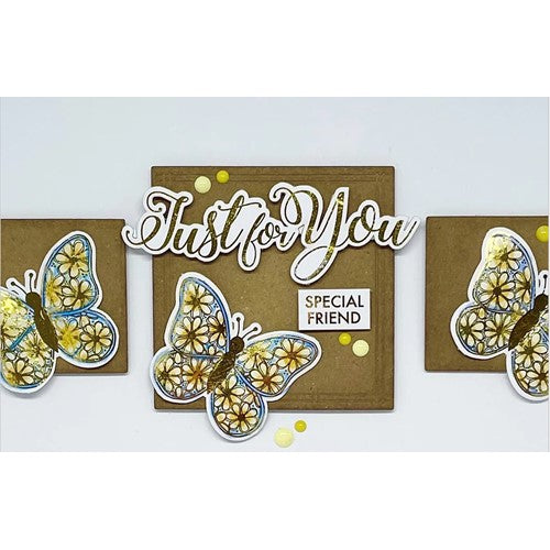 Simon Says Stamp! Julie Hickey Designs BUTTERFLIES AND BLOOMS Die Cut Foilables