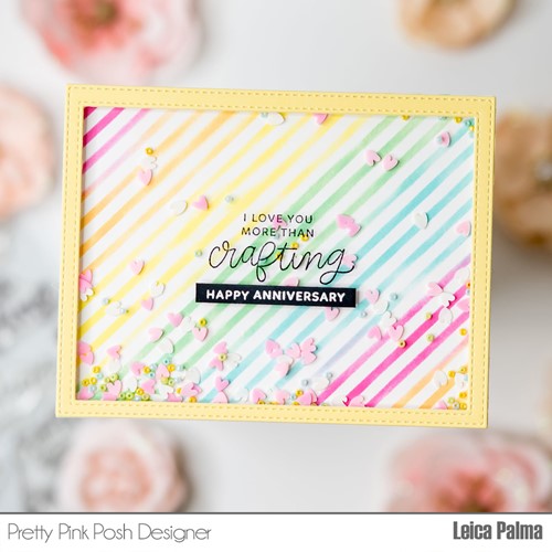 Simon Says Stamp! Pretty Pink Posh PINSTRIPE Stencil