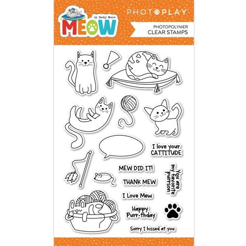 Simon Says Stamp! PhotoPlay MEOW Clear Stamps wow3397