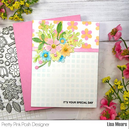 Simon Says Stamp! Pretty Pink Posh SPRING FOLIAGE Dies