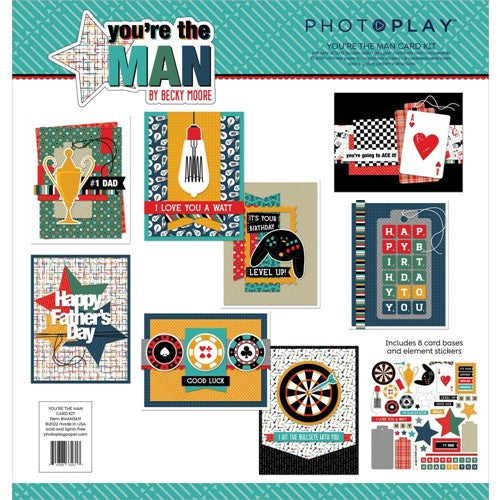 Simon Says Stamp! PhotoPlay YOU'RE THE MAN Card Kit man3431