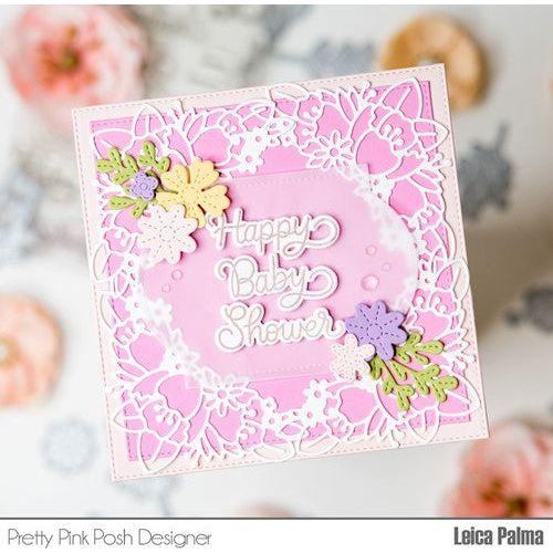 Simon Says Stamp! Pretty Pink Posh FLORAL ARCH Die
