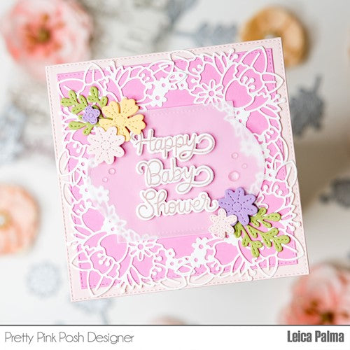 Simon Says Stamp! Pretty Pink Posh FLORAL ARCH Die