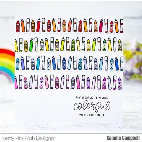 Simon Says Stamp! Pretty Pink Posh CRAFTY DAYS Clear Stamps