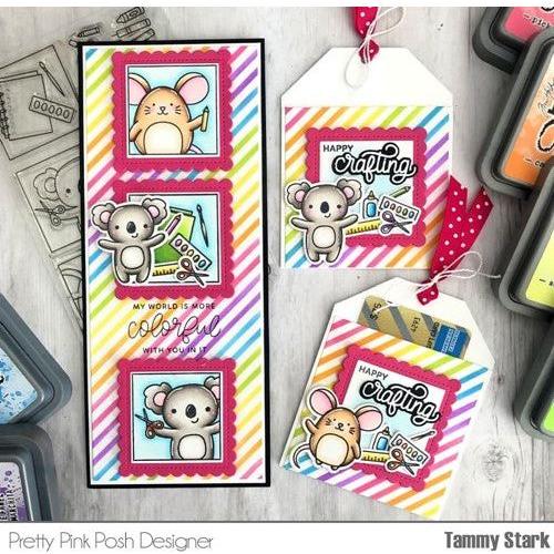 Simon Says Stamp! Pretty Pink Posh CRAFTY DAYS Clear Stamps