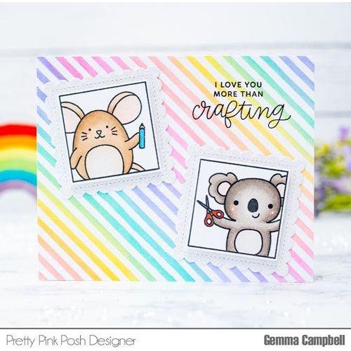 Simon Says Stamp! Pretty Pink Posh CRAFTY DAYS Clear Stamps