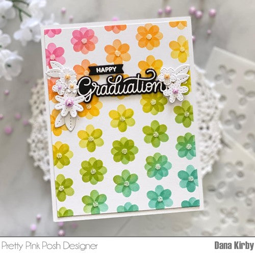 Simon Says Stamp! Pretty Pink Posh CELEBRATION SCRIPTS Dies