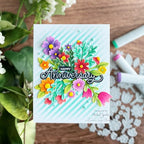 Simon Says Stamp! Pretty Pink Posh CELEBRATION SCRIPTS Clear Stamps | color-code:ALT6