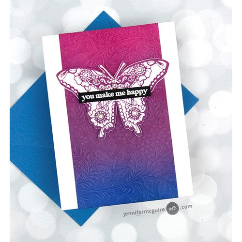 Simon Says Stamp! Gina K Designs TAPESTRY 5x7 Inch Embossing Folder eft | color-code:ALT1