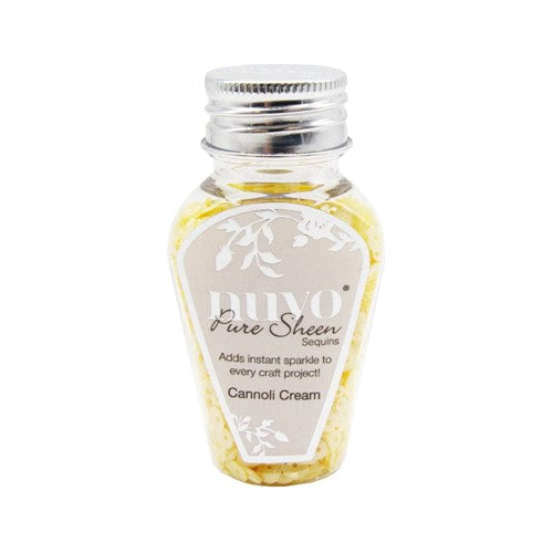 Simon Says Stamp! Tonic CANNOLI CREAM Nuvo Pure Sheen Sequins 1149n*