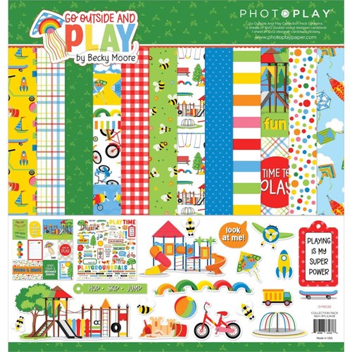 Simon Says Stamp! PhotoPlay GO OUTSIDE AND PLAY 12 x 12 Collection Pack pla3438