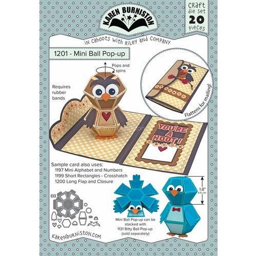 Simon Says Stamp! Karen Burniston MINI BALL POP UP Dies 1201