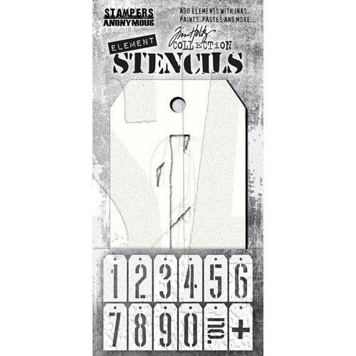 Simon Says Stamp! Tim Holtz Element Stencils MECHANICAL EST001