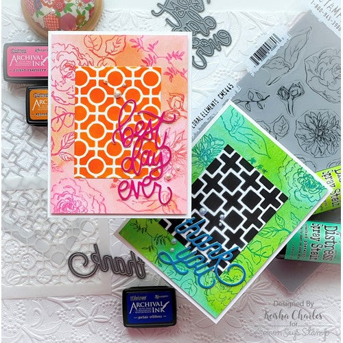 Simon Says Stamp! Tim Holtz Layering Stencil LINKED CIRCLES THS159