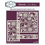 Simon Says Stamp! Creative Expressions DELICATE DRAGONFLIES Stencil Set cest073