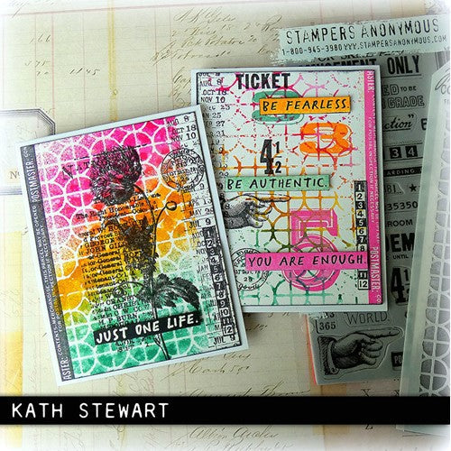 Simon Says Stamp! Tim Holtz Cling Rubber Stamps ECCENTRIC CMS448