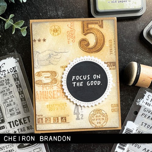 Simon Says Stamp! Tim Holtz Cling Rubber Stamps ECCENTRIC CMS448