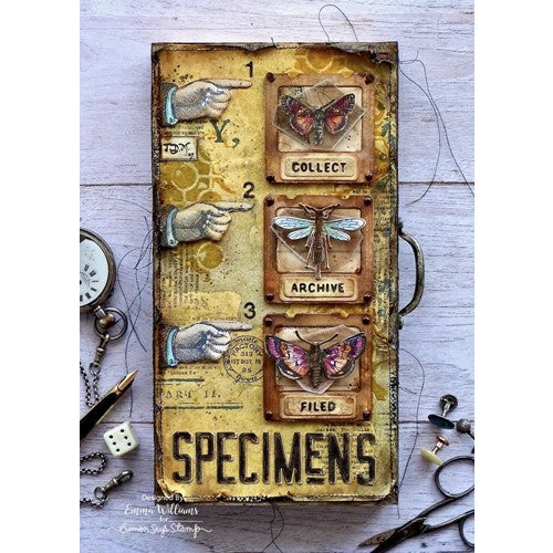 Tim Holtz Cling Mount Stamps: Eccentric - CMS448