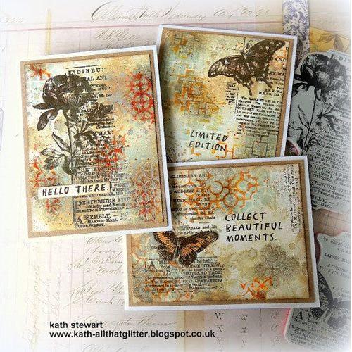 Simon Says Stamp! Tim Holtz Cling Rubber Stamps BOTANIC COLLAGE CMS447 | color-code:ALT3