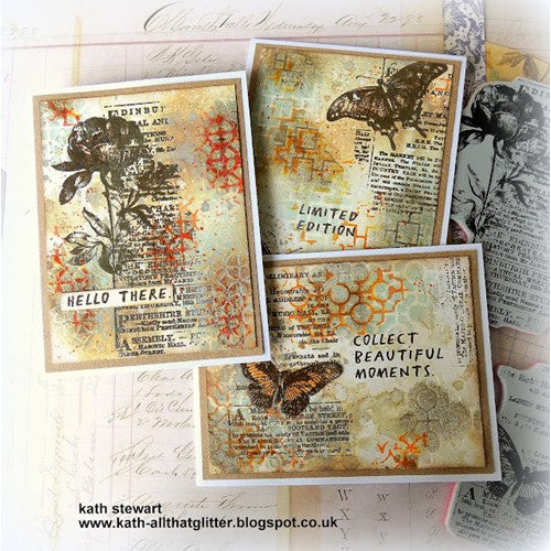 Simon Says Stamp! Tim Holtz Cling Rubber Stamps BOTANIC COLLAGE CMS447 | color-code:ALT3