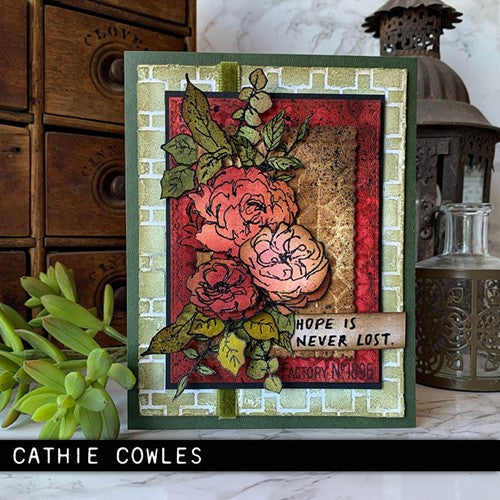 Simon Says Stamp! Tim Holtz Cling Rubber Stamps FLORAL ELEMENTS CMS445