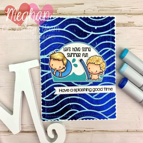 Simon Says Stamp! C.C. Designs BEACH TIME Clear Stamp Set ccd0258*