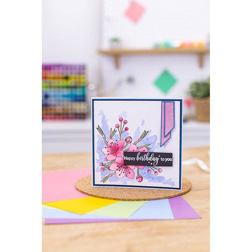 Simon Says Stamp! Crafter's Companion DELICATE BLOSSOM Clear Stamp Set cc-stp-debl